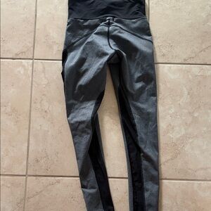 Michi Gray and Black Athletic Leggings